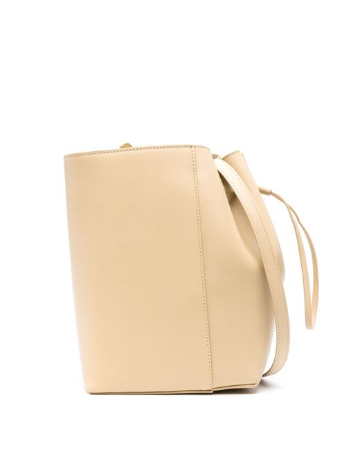 Maeden Natural Neutral Canna Leather Bucket Bag