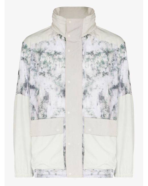 Snow Peak Insect Shield Printed Jacket in White for Men | Lyst