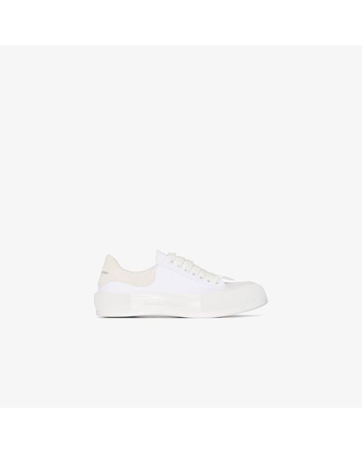 mens white plimsoll