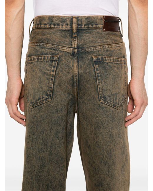 Dries Van Noten Blue Washed Jeans for men