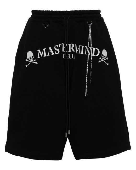 Mastermind Japan Black Easy Logo-print Track Pants - Men's - Cotton for men