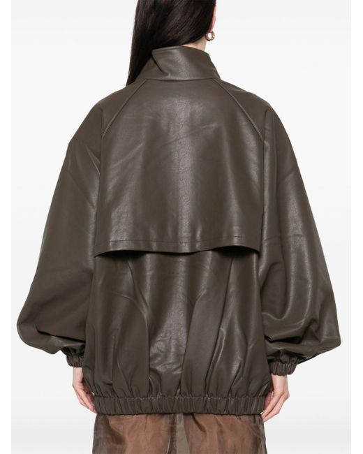 Frankie Shop Brown Senta Bomber Jacket