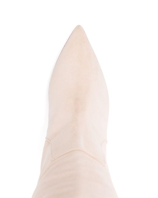 Paris Texas White Stilleto 65Mm Knee High Boots