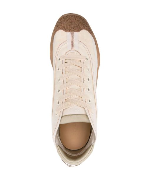 Fendi Pink Neutral Tag Sneakers - Men's - Fabric/calf Leather/calf Leatherrubber for men