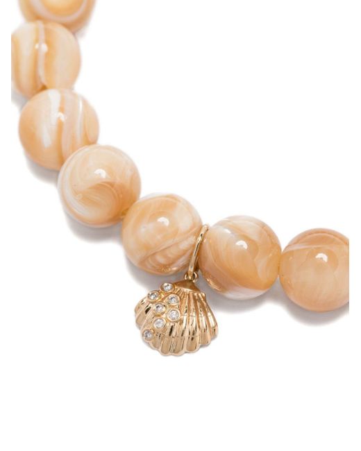 Sydney Evan White Stone Shell Bracelet