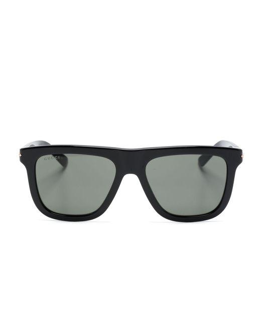Gucci Gray D-frame Sunglasses - Men's - Acetate for men