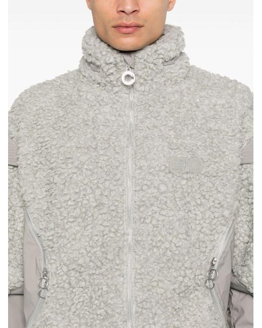 66 North Gray Bouclé-Finish Jacket