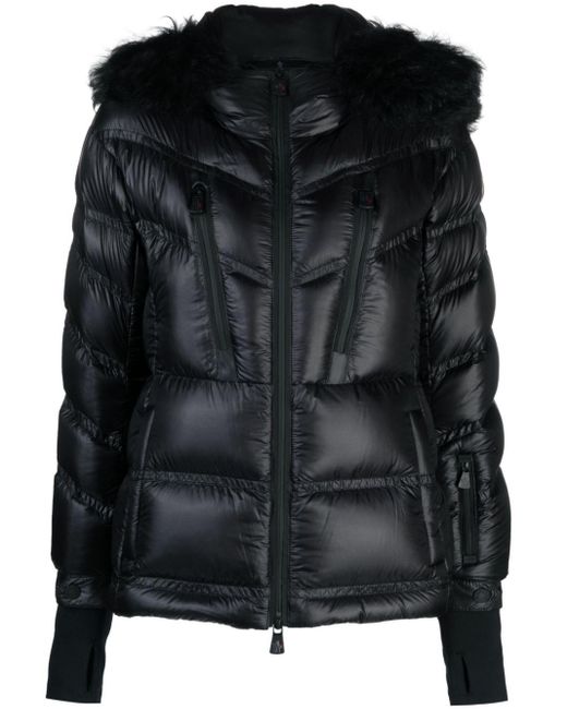 Moncler with black fur sale