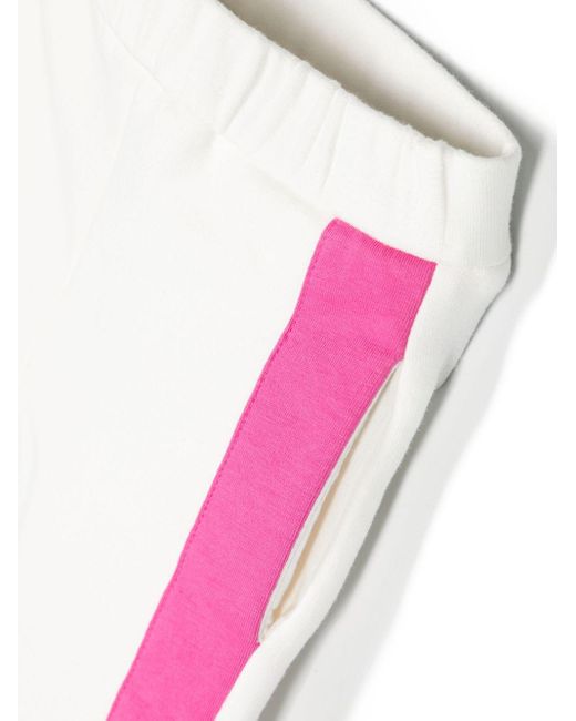 Moncler Pink Logo-Appliqué Tracksuit Set