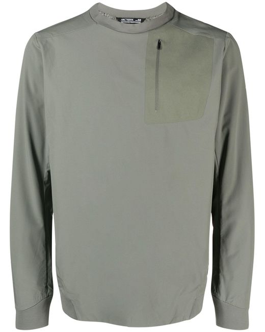 Arc'teryx Gray Crew-neck Sweatshirt for men