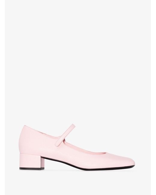 By Far Pink Ginny 35 Leather Mary Jane Pumps