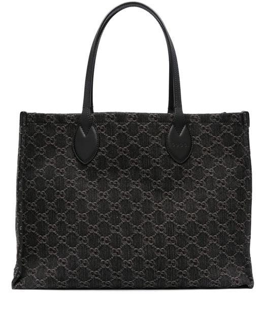 Gucci Black Medium Ophidia Tote Bag