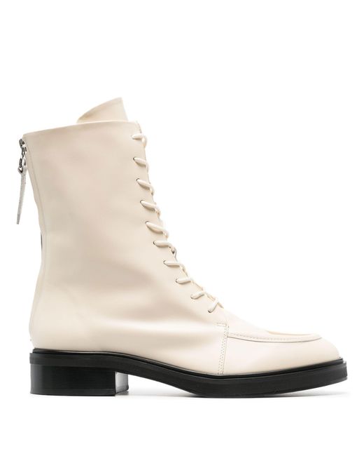 Aeyde Max 45mm Ankle Boots in Natural | Lyst UK