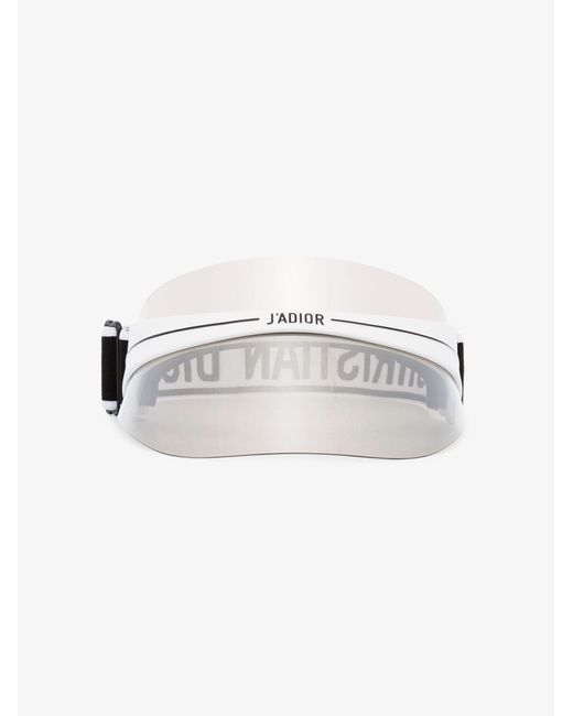 dior visor silver