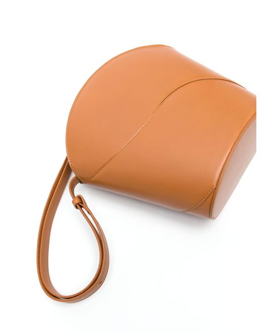 Maeden White Oru Leather Shoulder Bag