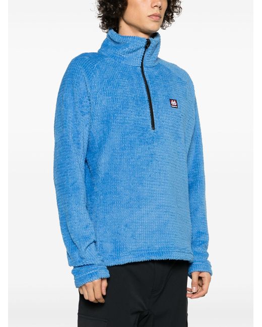 66 North Blue Hrannar Fleece Sweatshirt - Men's - Polyester for men