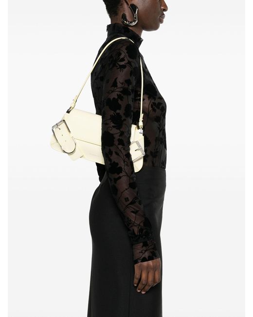 Givenchy Natural Voyou Buckle-embellished Leather Shoulder Bag
