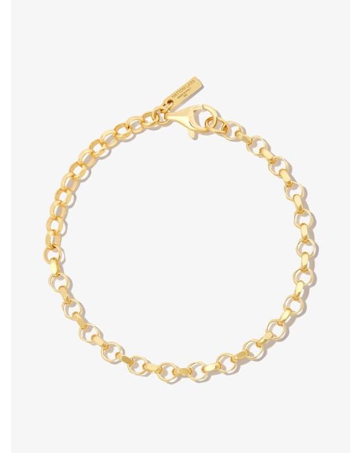 Buy CARISSIMAGold Womens 9 ct Yellow Gold Hollow 2 mm Diamond Cut Oval Belcher  Chain Bracelet of Length 19 cm75 Inch Online at desertcartINDIA