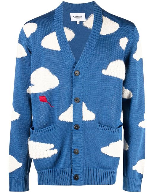 Corridor NYC Prospect Park Knitted Cloud Cardigan - Men's - Cotton