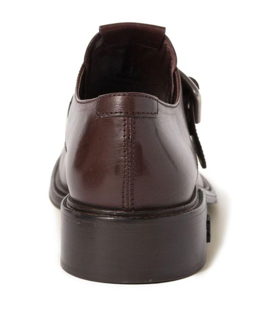 Miu Miu Brown Leather Brogue Shoes
