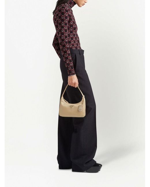 Prada Natural Neutral Re-nylon Re-edition 2000 Mini Bag - Women's - Fabric