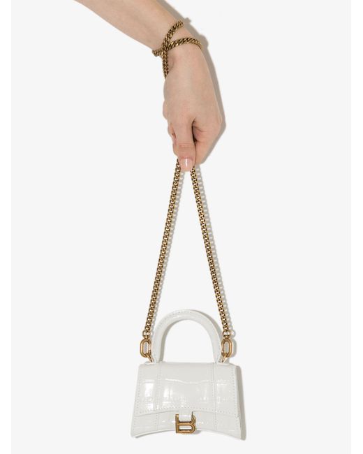 balenciaga hourglass mini top handle