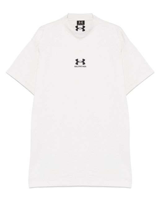 Balenciaga White X Under Armour T-Shirt for men