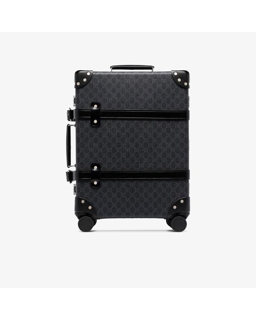 Gucci Black Globetrotter Monogram Suitcase for men