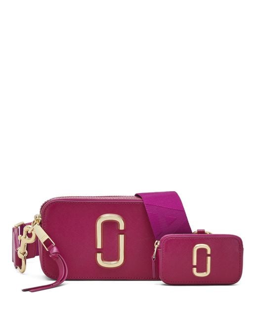 Marc Jacobs Purple The Utility Snapshot Leather Cross-body Bag