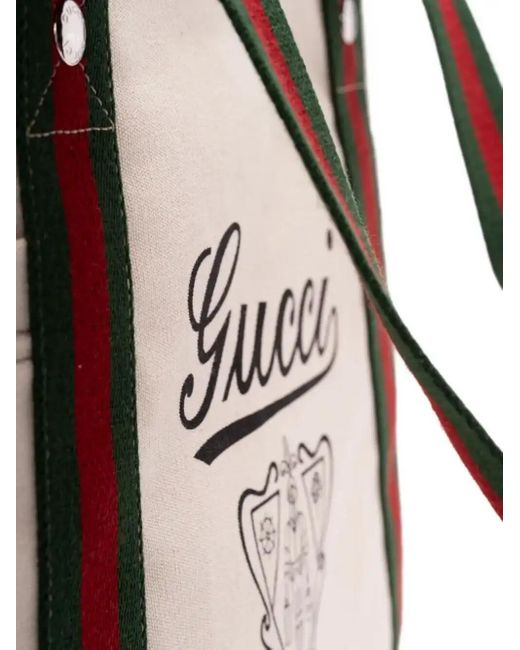 Gucci Pink Large Printed Canvas Tote Bag for men