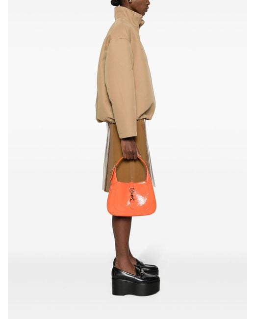 Gucci Orange Jackie Small Leather Shoulder Bag