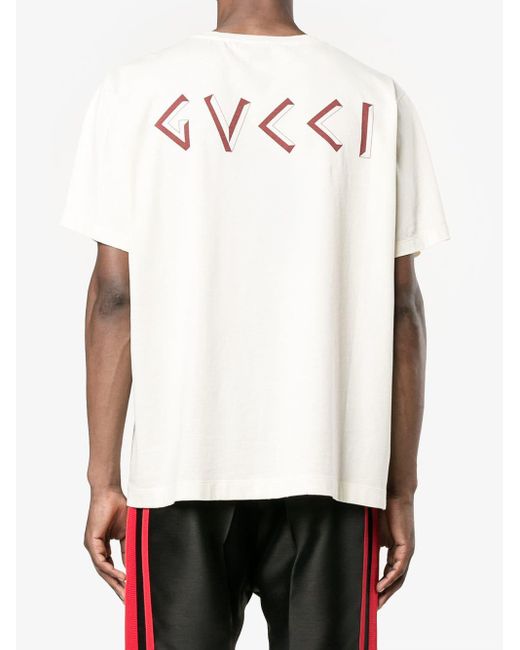 Gucci Oversized Greek Print T-shirt for Men | Lyst Australia