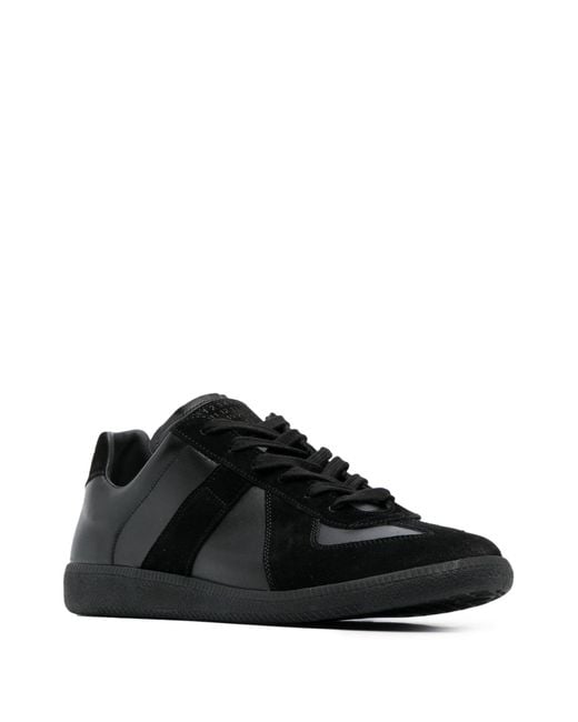 Maison Margiela Black Replica Low-top Sneakers for men