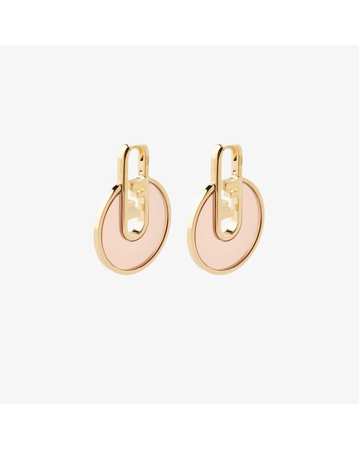 fendi gold hoops