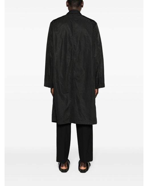 Dries Van Noten Black Rankles Single-breasted Coat - Men's - Polyester for men