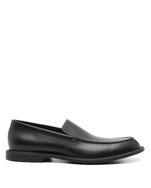 The Row Black Nic Loafers for men