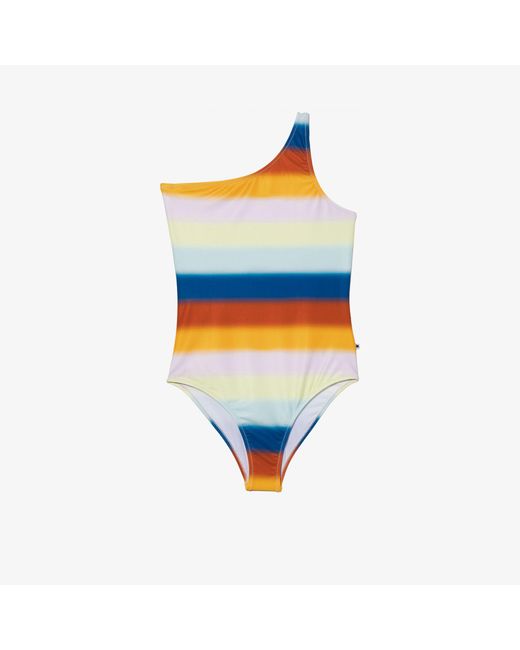 Molo Blue Teen Nai Rainbow Striped Swimsuit