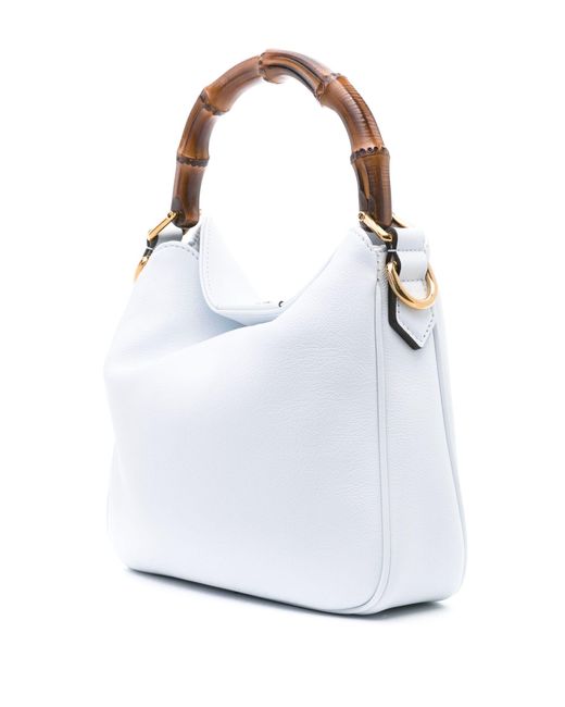 Gucci White Small Diana Tote Bag