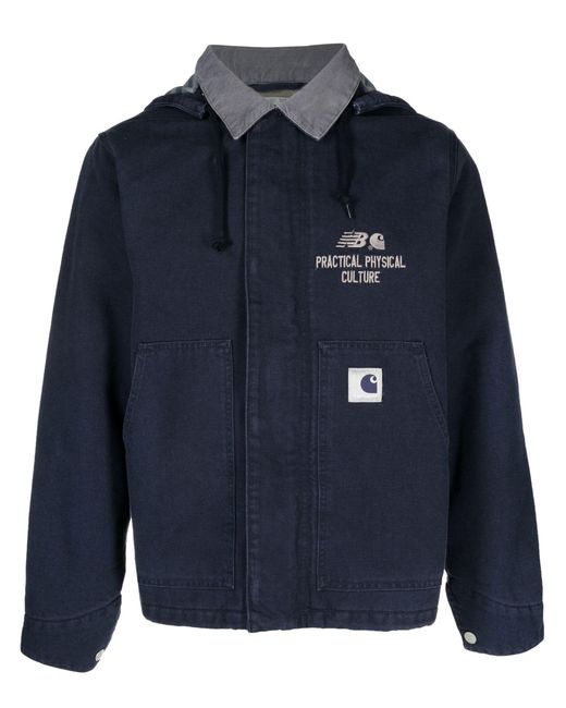 Carhartt WIP Blue X New Balance Arcan Hooded Jacket for men