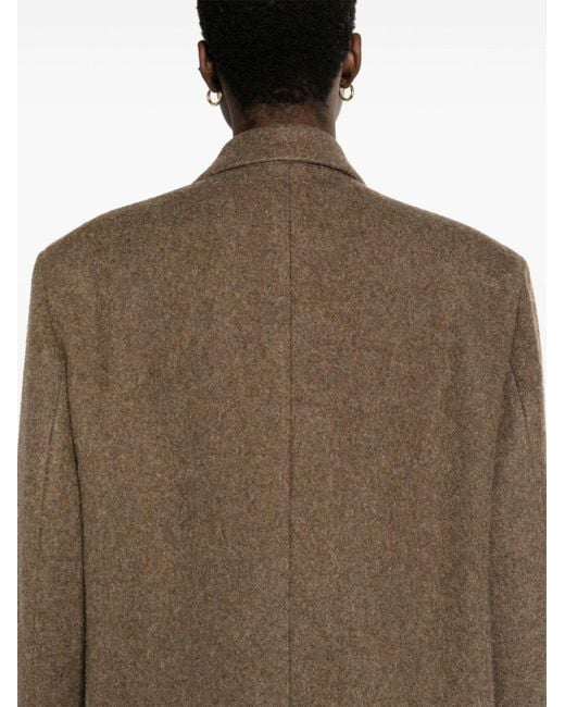 The Row Brown Dhani Wool Coat