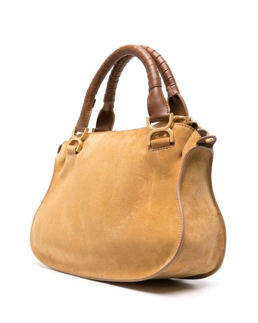 Chloé Brown Medium Marcie Tote Bag