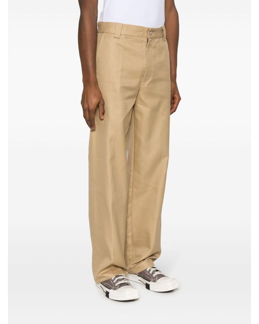NAHMIAS Natural Neutral Worker Cotton Trousers for men