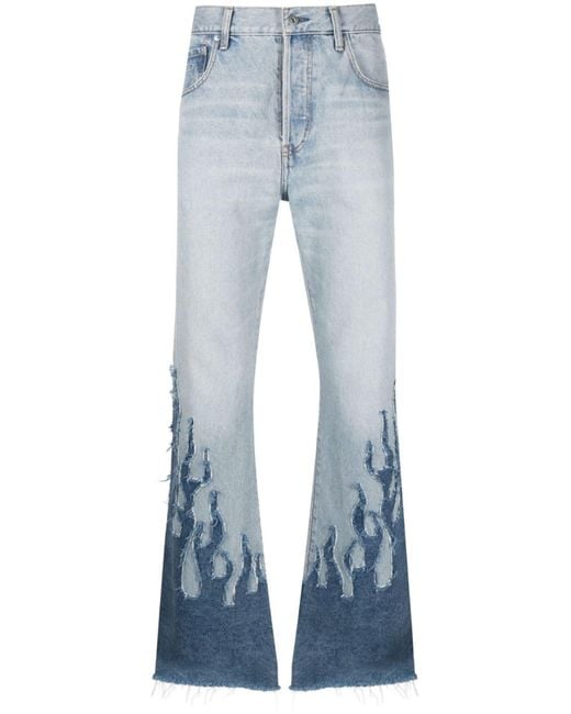GALLERY DEPT. Blue La Blvd Flared Jeans for men