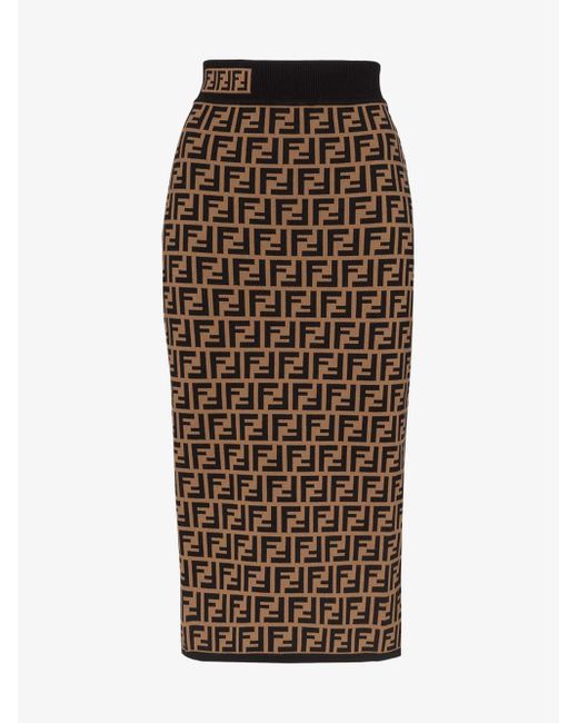 Fendi cheap knit skirt