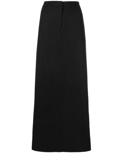 Reformation Black Cairo Tailored Skirt - Women's - Tm