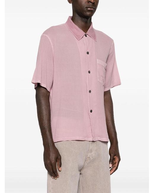 Our Legacy Pink Box Shirt Shortsleeve for men