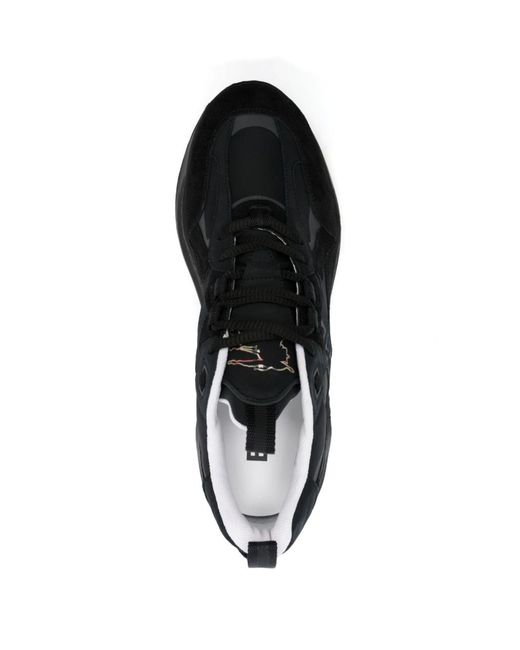 Burberry Black Men Leather And Suede Sneaker for men