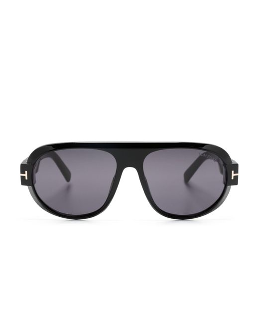Tom Ford Black Blake Pilot-frame Sunglasses for men