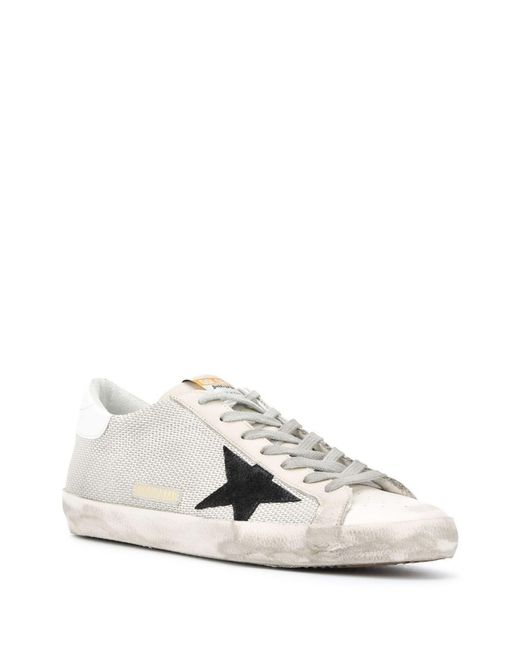 Golden Goose Deluxe Brand White Super-star Low-top Sneakers - Unisex - Rubber/leather/mesh