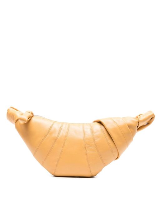 Lemaire Natural Neutral Small Croissant Cross Body Bag - Women's - Cotton/lambskin